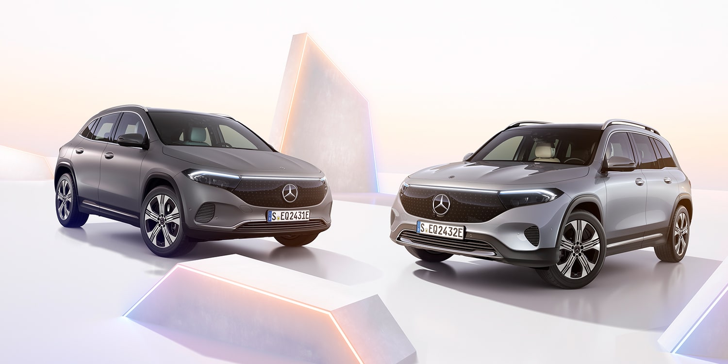 Mercedes presenta las actualizaciones del EQA y el EQB